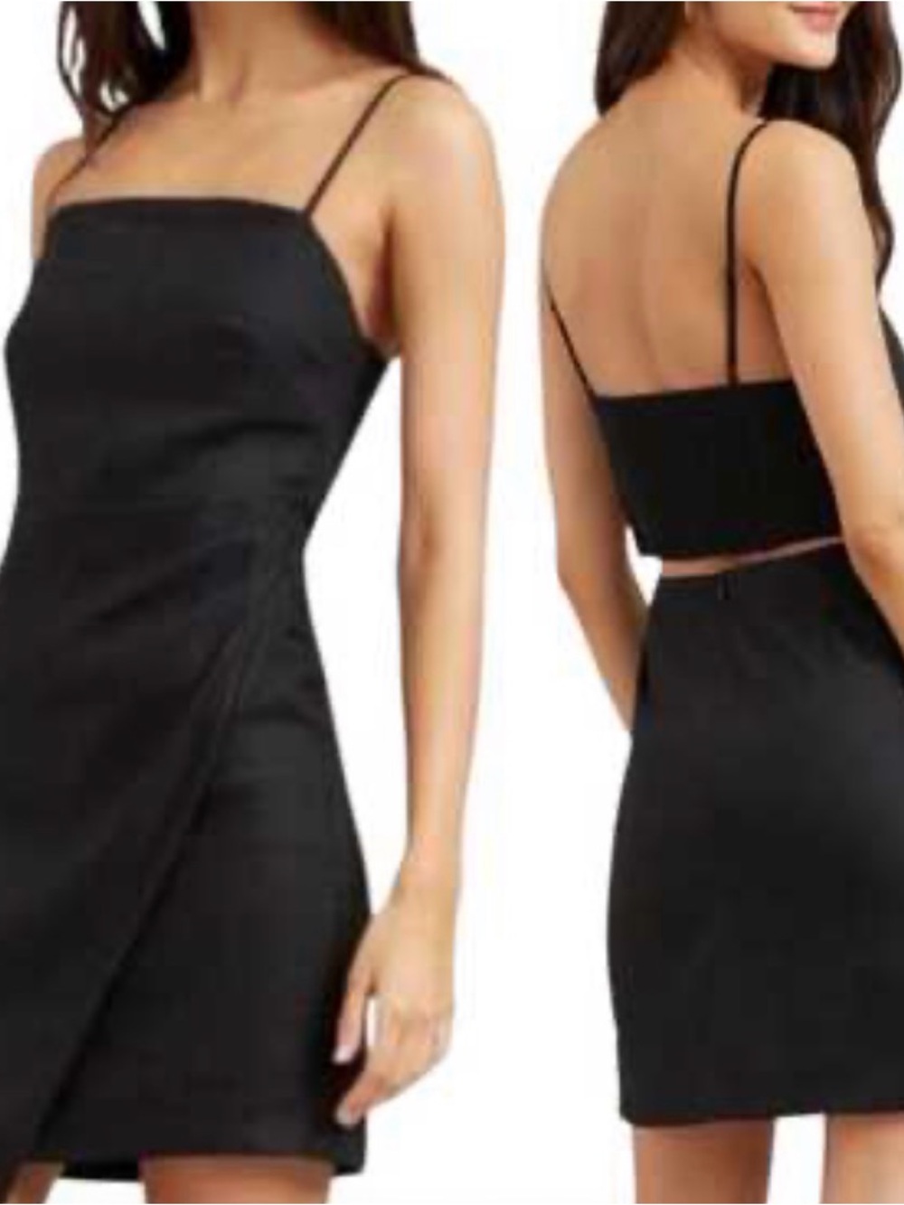 Modern Citizen Black Spaghetti-Strap Mini Dress XS